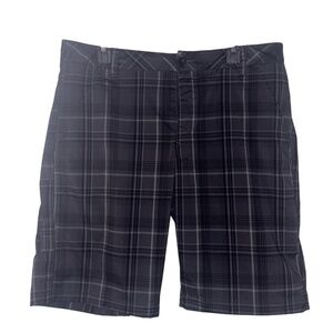 Fila Sport Golf Plaid Shorts Mens 36 Gray Black Performance NWT Style